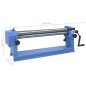 vidaXL Biegemaschine 640 mm Stahl vidaXL Biegemaschine 640 mm Stahl