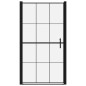 vidaXL Duschtür Hartglas 100x178 cm Schwarz vidaXL Duschtür Hartglas 100x178 cm Schwarz