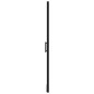 vidaXL Duschtür Hartglas 100x178 cm Schwarz vidaXL Duschtür Hartglas 100x178 cm Schwarz