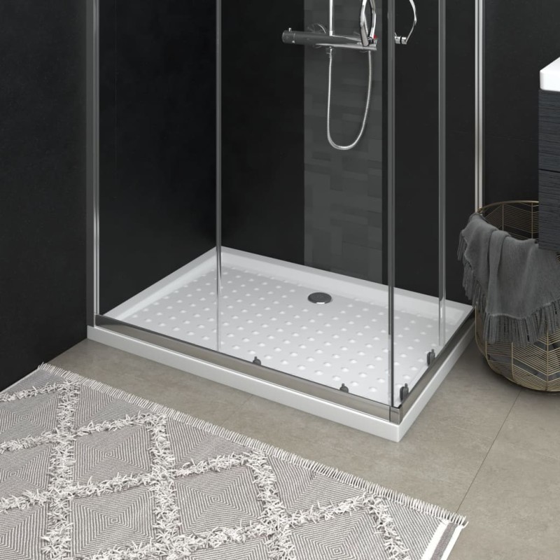 vidaXL Duschwanne Anti-Rutsch Weiß 70x100x4 cm ABS vidaXL Duschwanne Anti-Rutsch Weiß 70x100x4 cm ABS