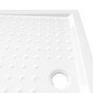 vidaXL Duschwanne Anti-Rutsch Weiß 70x100x4 cm ABS vidaXL Duschwanne Anti-Rutsch Weiß 70x100x4 cm ABS