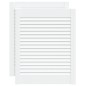 vidaXL Schranktüren Lamellen-Design 2 Stk Weiß 61,5x49,4 cm Massivholz vidaXL Schranktüren Lamellen-Design 2 Stk Weiß 61,5x49,4 cm Massivholz