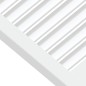 vidaXL Schranktüren Lamellen-Design 2 Stk Weiß 61,5x49,4 cm Massivholz vidaXL Schranktüren Lamellen-Design 2 Stk Weiß 61,5x49,4 cm Massivholz