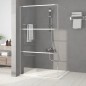 vidaXL Duschwand für Begehbare Dusche Silbern 115x195 cm ESG-Klarglas vidaXL Duschwand für Begehbare Dusche Silbern 115x195 cm ESG-Klarglas