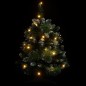 Künstlicher Weihnachtsbaum mit Ständer und LEDs Grün 60 cm PVC Künstlicher Weihnachtsbaum mit Ständer und LEDs Grün 60 cm PVC