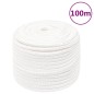 vidaXL Bootsseil Weiß 14 mm 100 m Polypropylen vidaXL Bootsseil Weiß 14 mm 100 m Polypropylen
