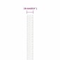 vidaXL Bootsseil Weiß 16 mm 100 m Polypropylen vidaXL Bootsseil Weiß 16 mm 100 m Polypropylen