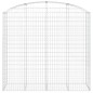 vidaXL Gabione mit Hochbogen 200x50x180/200 cm Verzinktes Eisen vidaXL Gabione mit Hochbogen 200x50x180/200 cm Verzinktes Eisen