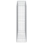 vidaXL Gabione mit Hochbogen 200x50x180/200 cm Verzinktes Eisen vidaXL Gabione mit Hochbogen 200x50x180/200 cm Verzinktes Eisen