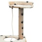 vidaXL Katzen-Kratzbaum Sisal 150 cm Beige mit Pfoten-Aufdruck vidaXL Katzen-Kratzbaum Sisal 150 cm Beige mit Pfoten-Aufdruck