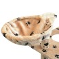 vidaXL Katzen-Kratzbaum Sisal 150 cm Beige mit Pfoten-Aufdruck vidaXL Katzen-Kratzbaum Sisal 150 cm Beige mit Pfoten-Aufdruck