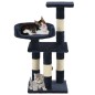 vidaXL Katzen-Kratzbaum mit Sisal-Säulen 65 cm Blau vidaXL Katzen-Kratzbaum mit Sisal-Säulen 65 cm Blau