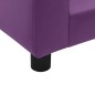 vidaXL Hundesofa Schaumstoffkissen 60x43x30cm Plüsch Kunstleder vidaXL Hundesofa Schaumstoffkissen 60x43x30cm Plüsch Kunstleder