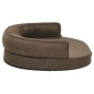 vidaXL Hundematratze Ergonomisch 90x64 cm Leinenoptik Braun vidaXL Hundematratze Ergonomisch 90x64 cm Leinenoptik Braun
