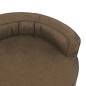 vidaXL Hundematratze Ergonomisch 90x64 cm Leinenoptik Braun vidaXL Hundematratze Ergonomisch 90x64 cm Leinenoptik Braun