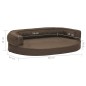 vidaXL Hundematratze Ergonomisch 90x64 cm Leinenoptik Braun vidaXL Hundematratze Ergonomisch 90x64 cm Leinenoptik Braun