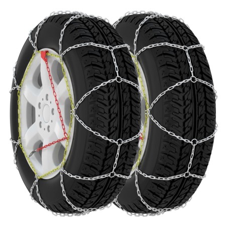 vidaXL Schneeketten für Autoreifen 2 Stk. 16 mm SUV 4x4 Größe 400 