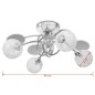 Deckenleuchte mit Drahtgeflecht-Lampenschirme 4 × G9 Glühlampen Deckenleuchte mit Drahtgeflecht-Lampenschirme 4 × G9 Glühlampen