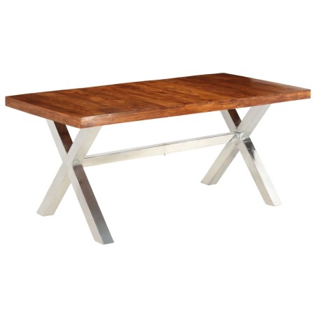 vidaXL Esstisch Massivholz mit Palisander-Finish 180 x 90 x 76 cm