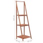 vidaXL Pflanzenständer Zedernholz 45x40x145 cm vidaXL Pflanzenständer Zedernholz 45x40x145 cm