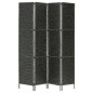 vidaXL 4-teiliger Paravent Schwarz 154×160 cm Wasserhyazinthe vidaXL 4-teiliger Paravent Schwarz 154×160 cm Wasserhyazinthe