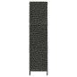 vidaXL 4-teiliger Paravent Schwarz 154×160 cm Wasserhyazinthe vidaXL 4-teiliger Paravent Schwarz 154×160 cm Wasserhyazinthe