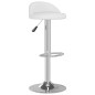 Barhocker 2 Stk. Weiß Kunstleder Barhocker 2 Stk. Weiß Kunstleder