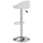 Barhocker 2 Stk. Weiß Kunstleder Barhocker 2 Stk. Weiß Kunstleder