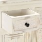 vidaXL Sideboard Weiß 65x30x75 cm Massivholz Mango vidaXL Sideboard Weiß 65x30x75 cm Massivholz Mango
