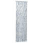 vidaXL Insektenschutz-Vorhang Weiß und Grau 56x185 cm Chenille vidaXL Insektenschutz-Vorhang Weiß und Grau 56x185 cm Chenille