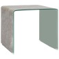 vidaXL Couchtisch Braun Marmor-Optik 50x50x45 cm Hartglas vidaXL Couchtisch Braun Marmor-Optik 50x50x45 cm Hartglas