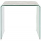 vidaXL Couchtisch Braun Marmor-Optik 50x50x45 cm Hartglas vidaXL Couchtisch Braun Marmor-Optik 50x50x45 cm Hartglas