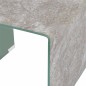 vidaXL Couchtisch Braun Marmor-Optik 50x50x45 cm Hartglas vidaXL Couchtisch Braun Marmor-Optik 50x50x45 cm Hartglas