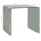 vidaXL Couchtisch Braun Marmor-Optik 50x50x45 cm Hartglas vidaXL Couchtisch Braun Marmor-Optik 50x50x45 cm Hartglas