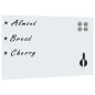 vidaXL Magnettafel Wandmontage Glas 50x30 cm vidaXL Magnettafel Wandmontage Glas 50x30 cm