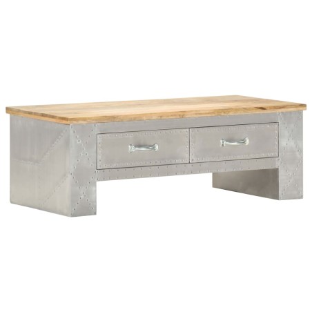 vidaXL Aviator Couchtisch 100x50x36 cm Mango Massivholz 