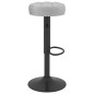 Barhocker 2 Stk. Grau Samt Barhocker 2 Stk. Grau Samt