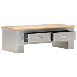vidaXL Aviator Couchtisch 100x50x36 cm Mango Massivholz 