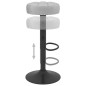 Barhocker 2 Stk. Grau Samt Barhocker 2 Stk. Grau Samt
