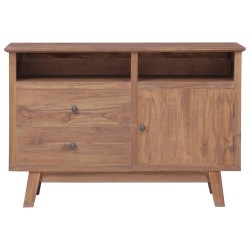 vidaXL Sideboard 100×30×68 cm Massivholz Teak