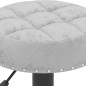Barhocker 2 Stk. Grau Samt Barhocker 2 Stk. Grau Samt