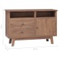 vidaXL Sideboard 100×30×68 cm Massivholz Teak vidaXL Sideboard 100×30×68 cm Massivholz Teak