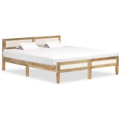 vidaXL Massivholzbett Mango 140 cm