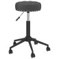 Essstühle 2 Stk. Drehbar Schwarz Samt Essstühle 2 Stk. Drehbar Schwarz Samt