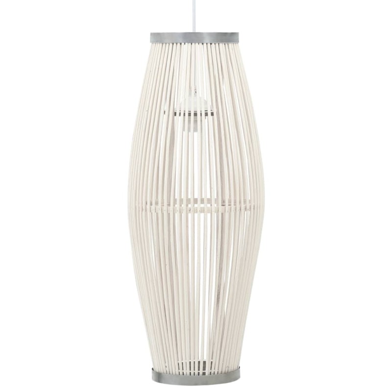 vidaXL Pendelleuchte Weiß Weide 40W 23×55 cm Oval E27 vidaXL Pendelleuchte Weiß Weide 40W 23×55 cm Oval E27