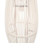 vidaXL Pendelleuchte Weiß Weide 40W 23×55 cm Oval E27 vidaXL Pendelleuchte Weiß Weide 40W 23×55 cm Oval E27