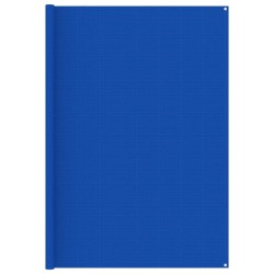 vidaXL Zeltteppich 250x250 cm Blau HDPE