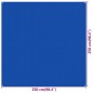 vidaXL Zeltteppich 250x250 cm Blau HDPE vidaXL Zeltteppich 250x250 cm Blau HDPE