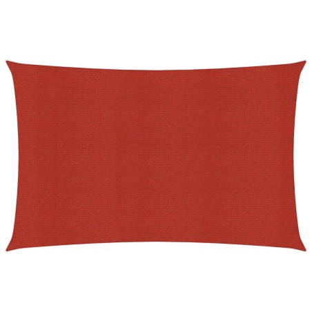 vidaXL Sonnensegel 160 g/m² Rot 2x5 m HDPE