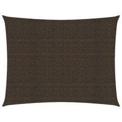 vidaXL Sonnensegel 160 g/m² Braun 2,5x3,5 m HDPE